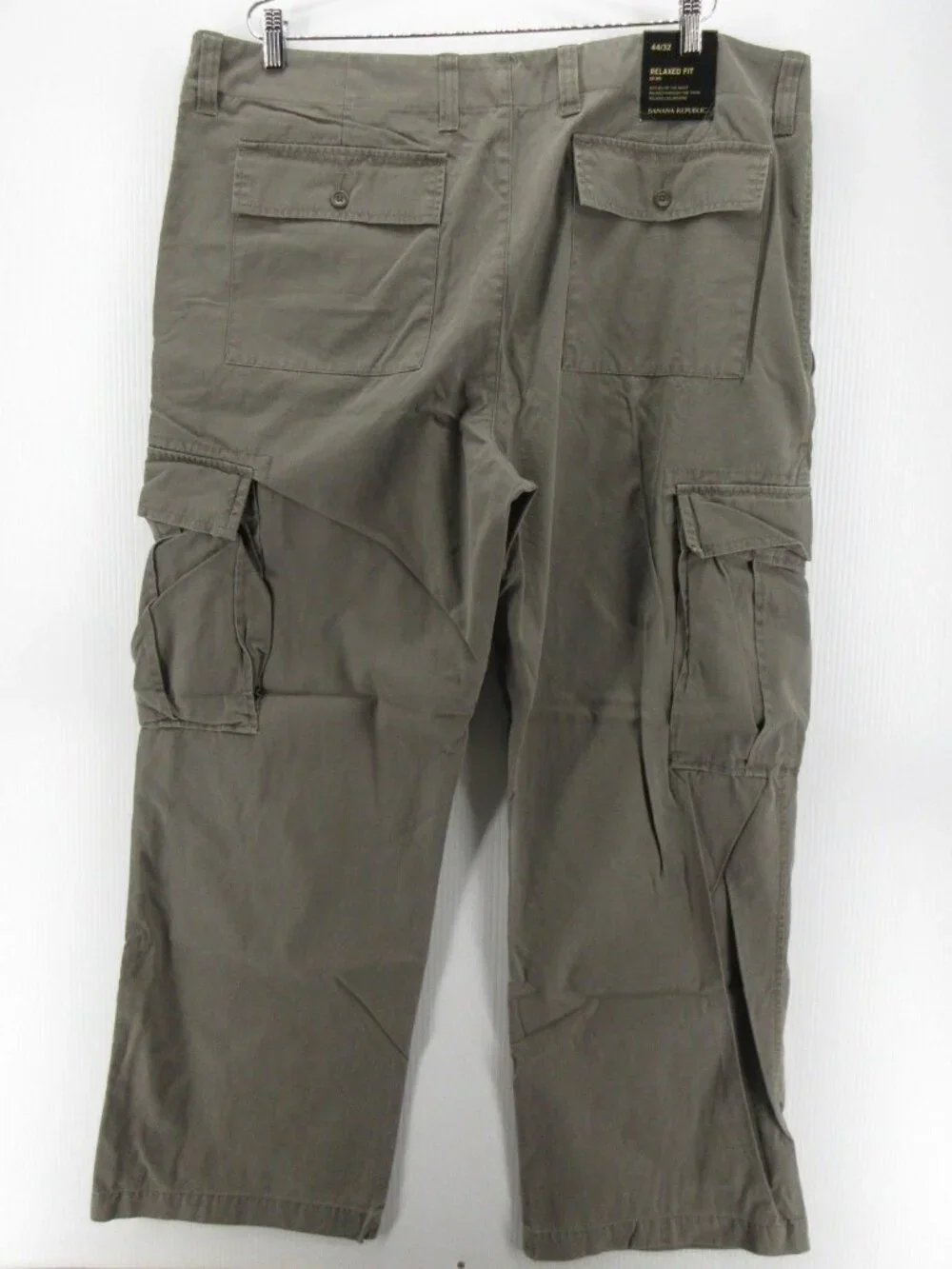 Banana Republic Pants 44X32 Cargo Relaxed Chino Baggy Utility Y2K NEW